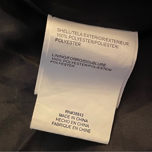 Rothschild 2T black sparkle bow faux wool coat. - Picture 5 of 7